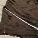 joe's jeans Joe’s Collection Oversized Distressed Sweater Women’s Size Small Brown Photo 5