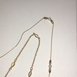 Vintage Gold Tone Dainty Faux Pearl Beaded Boho Necklaces Photo 3