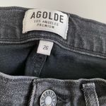 AGOLDE  Faded Black Sophie High-Rise Skinny Crop Distressed Jeans Size 26 Photo 5
