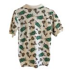 Vintage PK Elliot Womens Tennis Polo LARGE Racket Ball Allover Print 80s… White Photo 4