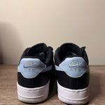 Nike  Air Force 1 FM Customized Black Light Blue and White Sneakers Very Clean Photo 3