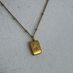 Atolea Waterproof Tarnish Proof Gold Star Pendant Necklace Photo 1