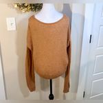 Free People  Gossamer Alpaca Wool Blend Oversized Sweater Terracotta Sz M 🧡 Photo 6