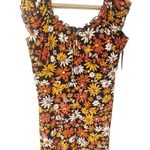 No Boundaries  Juniors Plus Size XXXL 21 Retro Floral Smocked Sleeveless Dress Photo 0