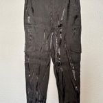 Anthropologie  carbon shimmer cargo pants/joggers Photo 1