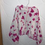 Nike  Pink Tie-Dye Crew Neck Sweater Photo 1