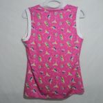 Coral Bay  Pink Martini Novelty Sleeveless Golf Top Athletic Size Small Photo 7