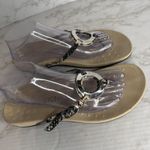 Vionic Karina Sandals Womens Size 10 Tan Snake Print Thong Arch Support Ring Photo 6