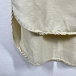 ZARA  Shirt Dress Tunic Top‎ Long Sleeve Button Down  Beige Size Small Flowy Photo 4