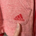 Adidas  Pink & Red Athletic Pullover Hoodie Sweatshirt Womens S Retro Sport Photo 1