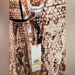 Calvin Klein  Snakeprint Business Casual Tank Top l/Blouse - NWT - Medium Photo 4