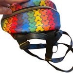 Lounge Fly RARE  Disney Rainbow Mickey Mini Backpack Pride Love Photo 9