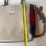 Angelozano Mexican Art Crossbody Colorful Floral Leather Embroidered Purse Boho Red Photo 6