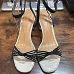 Gibson Latimer  Cordelia Black and white snake print heels size 8 Photo 5