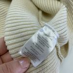 Love, Whit by Whitney Port Sweater Womens X Large Cream Crisscross Ribbed Knit‎ Size XL Photo 4