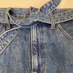 Madewell Rigid Denim Straight Mini Skirt in Haydel Wash: Tie-Waist EUC Sz 30 Photo 1