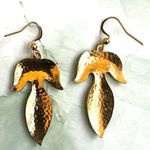 Butterfly & Floral cloisonné Enamel Earrings Photo 8