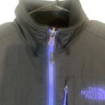 The North Face Black & Purple Polartec Denali Jacket Women Sz S Photo 4