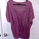 Maurice's Crochet Relaxed Fit Short Sleeve Sweater Photo 0