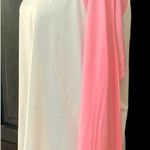 SheIn Pink Sleeves/white Longsleeves T-Shirt - Size Large with bag Photo 1