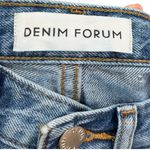 Aritzia Denim Forum The Joni Loose Long Short High Rise Denim Blue Size 25 Photo 9