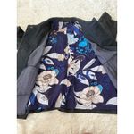 Avenue  Plus Size Jacket, Women's Gray 3/4‎ Sleeve Button Down Coat Photo 7