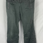 Athleta  Olive Camp Hiking Long Pants Convertible Cropped Capri 4 Photo 0