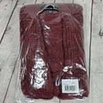 Fortune + Ivy Fortune‎ & Ivy Raiden Tab Metallic Button Detail Open Front Cardigan Rust S NIB Photo 7