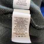 Aerie Sunset Terry Fleece Long Sleeve Sweatshirt Crop Raw Hem Dark Green Size XS Photo 8