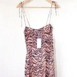 Reformation 1HR SALE ⚡ Silk Encino Dress (Tigerlily) Photo 3