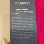 Mosmann Australia Neon Pink One Piece Swimsuit Scoop Neck High Cut Padded Beach Size M Photo 5