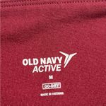 Old Navy Active Wine Stain High Rise Compression 8” Biker Shorts Sz M Wo… Photo 5