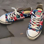 Converse  Colorful Diamond Pattern Low Top Sneakers Men’s 7 Women’s 9 Photo 0