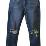 American Eagle Women Medium Wash Distressed High Rise Legging Denim Jeans Sz 6 # Photo 0