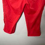 Pierre Balmain Golf Womens Red Capris Floral Embroidery Size 84 cm / 33" Photo 4