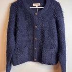 Lucky Brand  NWT Eyelash Cardigan Button Sweater Size M Photo 0