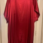 Vintage Women’s Cabernet Luxurious Front Zip Maroon 2X Robe. 1817 Red Photo 4