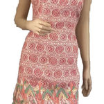 Esley  RED EMBROIDERED‎ SHEATH DRESS SZ SMALL Photo 0
