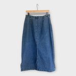 Rough Rider Vintage 90s by Circle Women's Denim Maxi Skirt Western size 13/14 Photo 1