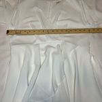 SheIn  Women’s Size XL Off White Solid Ruffle Boho Flowy Swing Mini Dress Photo 13