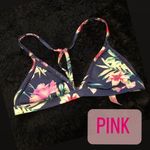 PINK - Victoria's Secret PINK Victoria Secret floral tropical print bikini bra top women’s Small Photo 1