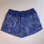 Columbia  Blue Floral Print Drawstring Waist Pockets Womens Medium‎ Photo 1
