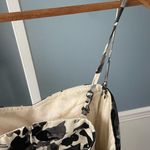 Eliza J Silky Floral Print Dress Black & White Womens Small Photo 2