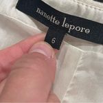 Nanette Lepore  Cream Wool Blend Seraphim Patterned Ombre Skirt Size 6 Photo 5