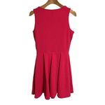 White Mark Mini Dress Womens Medium Pink Above Knee Ruffled Crepe Sleeveless NEW Photo 6