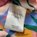 Sézane RARE Sezane Florence Shirt Silk blue pink white yellow floral SZ34 bust34 US2 Photo 2