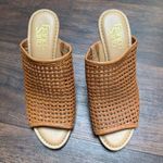 Franco Sarto Women Tan Woven Slide Sandals Size 5.5 Photo 10
