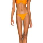 JADE SWIM Bare Minimum Bikini Bottom Sunset Sheen Womens Size Large Photo 9