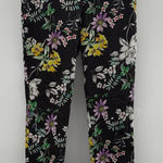 H&M Black Floral Pants Photo 0