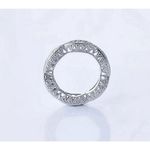 Boutique Women's Gold-Plated-925 Eternity Simulated Diamond Engagement‎ Band Ring … Photo 11